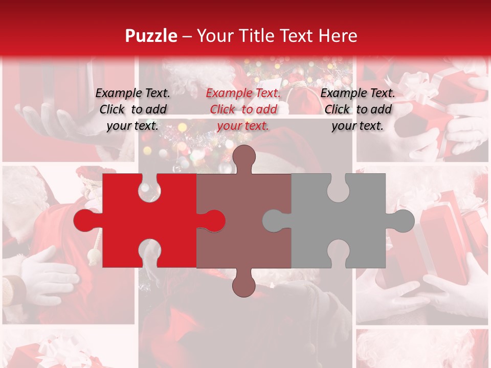 Christmas Santa Claus Images Free PowerPoint Template