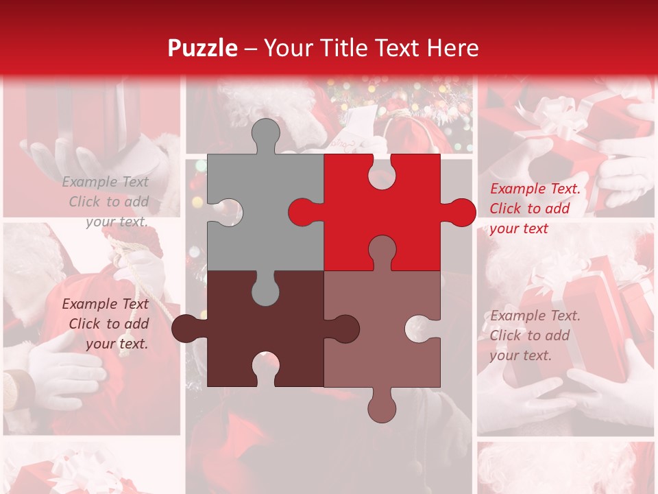 Christmas Santa Claus Images Free PowerPoint Template