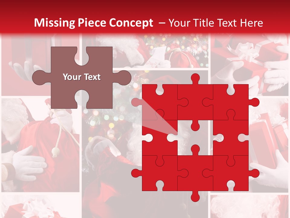 Christmas Santa Claus Images Free PowerPoint Template