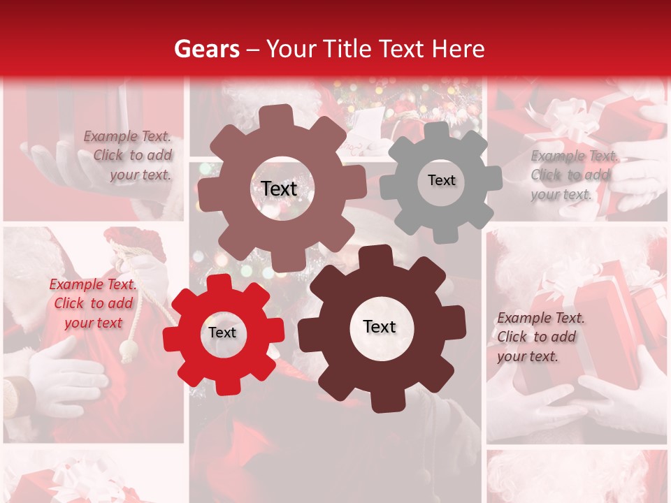 Christmas Santa Claus Images Free PowerPoint Template