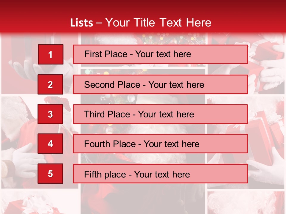 Christmas Santa Claus Images Free PowerPoint Template