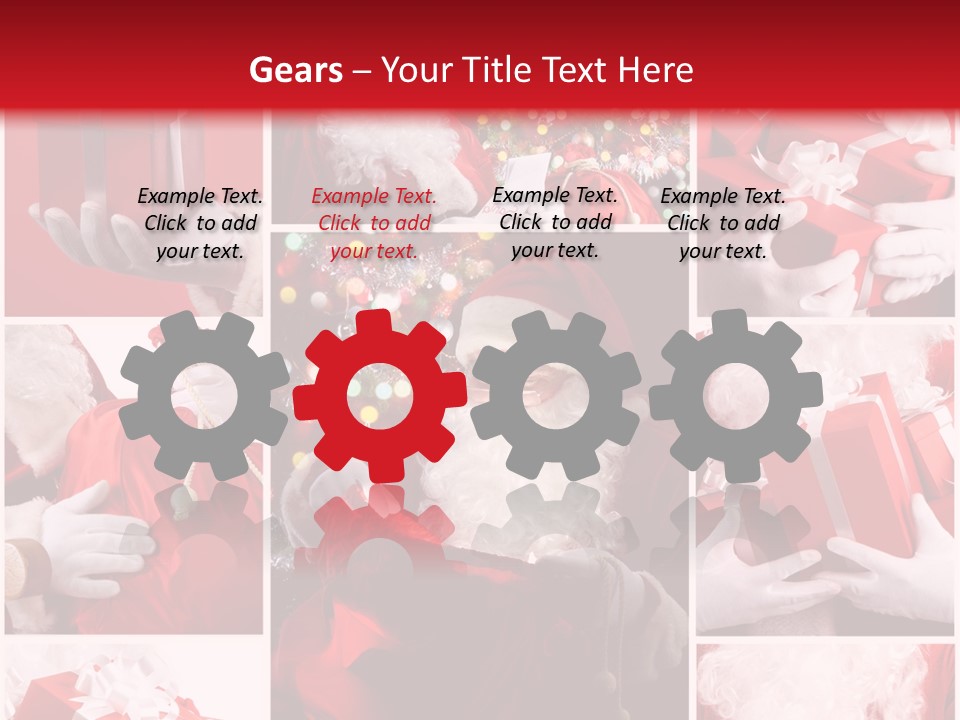 Christmas Santa Claus Images Free PowerPoint Template