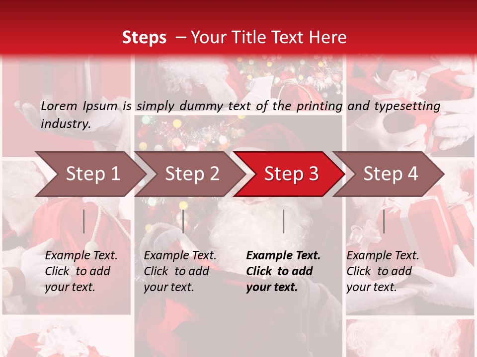 Christmas Santa Claus Images Free PowerPoint Template