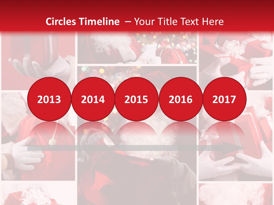 Christmas Santa Claus Images Free PowerPoint Template