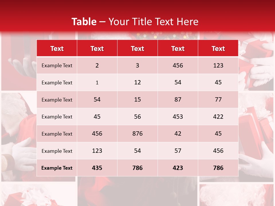 Christmas Santa Claus Images Free PowerPoint Template