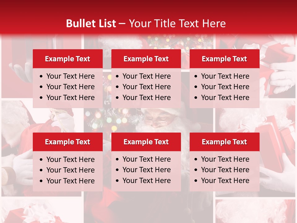 Christmas Santa Claus Images Free PowerPoint Template