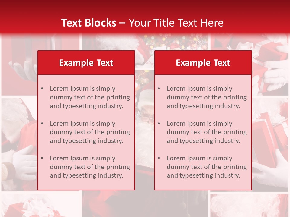 Christmas Santa Claus Images Free PowerPoint Template