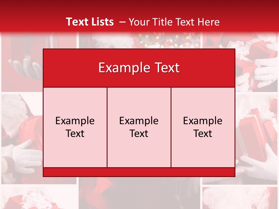 Christmas Santa Claus Images Free PowerPoint Template