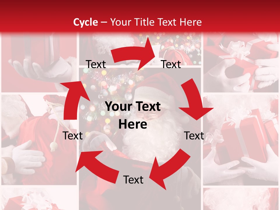 Christmas Santa Claus Images Free PowerPoint Template