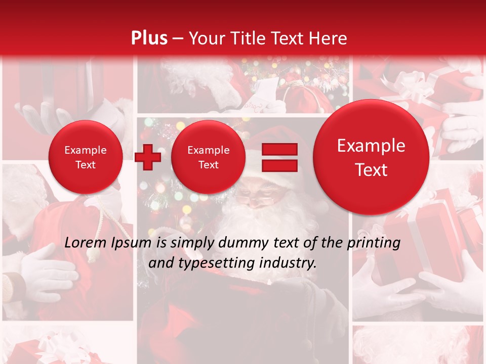 Christmas Santa Claus Images Free PowerPoint Template