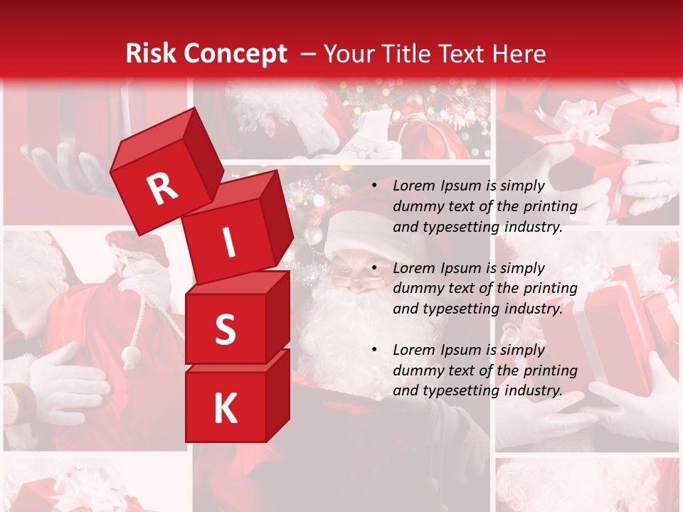 Christmas Santa Claus Images Free PowerPoint Template