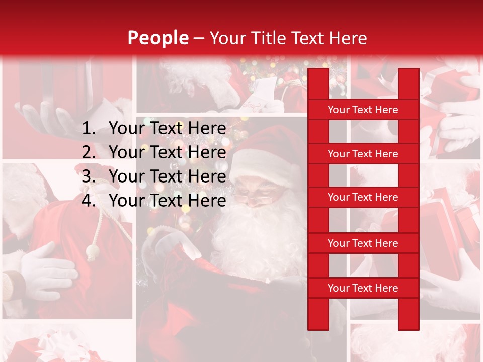 Christmas Santa Claus Images Free PowerPoint Template