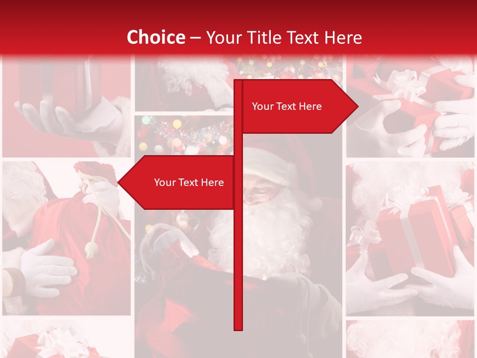 Christmas Santa Claus Images Free PowerPoint Template