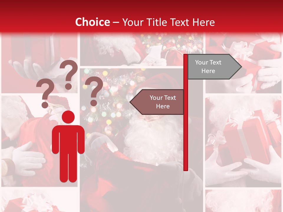 Christmas Santa Claus Images Free PowerPoint Template