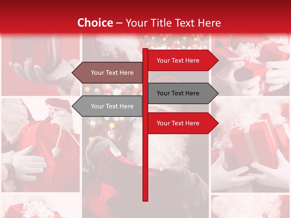 Christmas Santa Claus Images Free PowerPoint Template