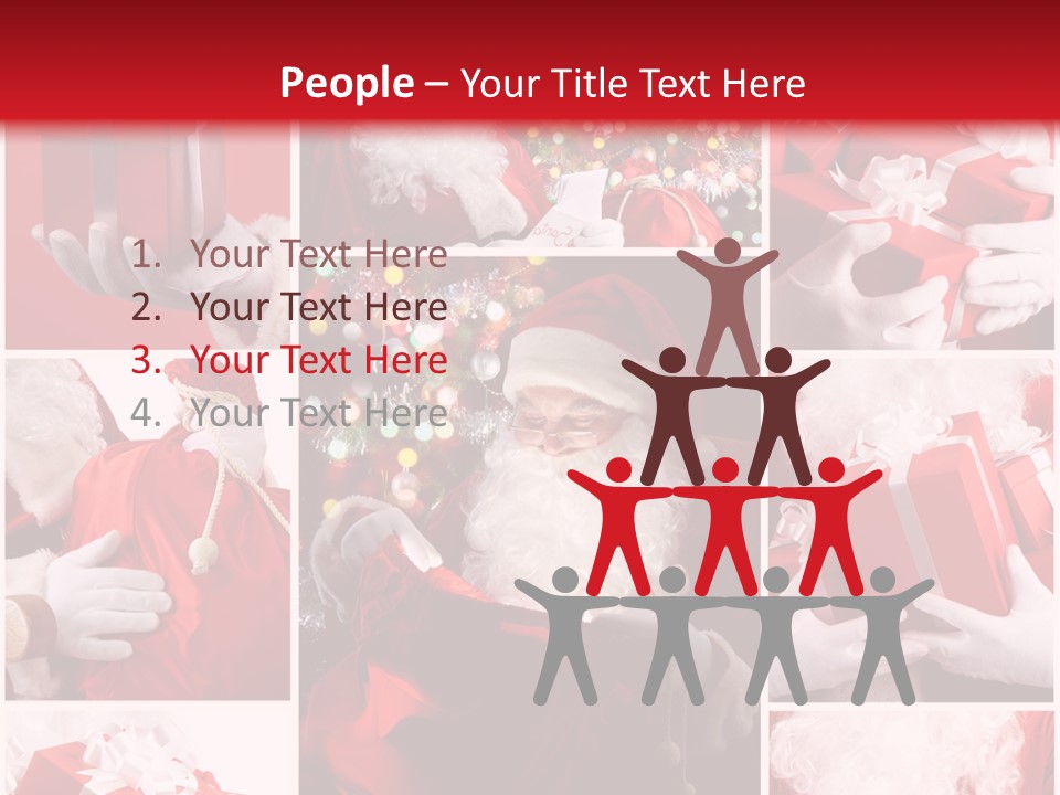 Christmas Santa Claus Images Free PowerPoint Template