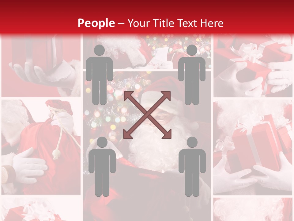 Christmas Santa Claus Images Free PowerPoint Template