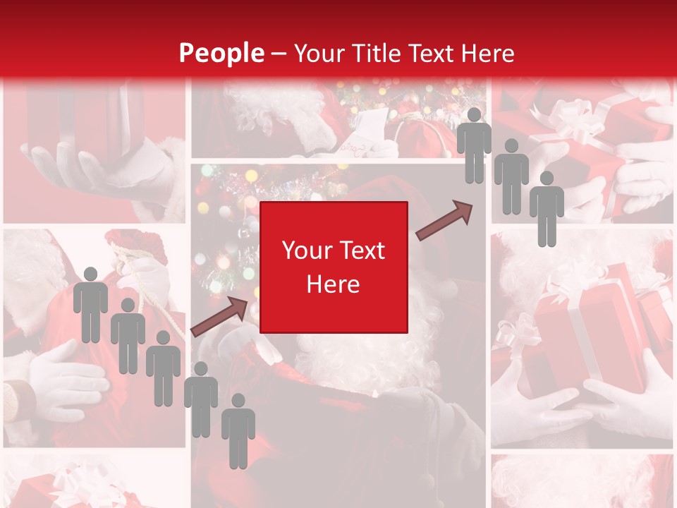 Christmas Santa Claus Images Free PowerPoint Template