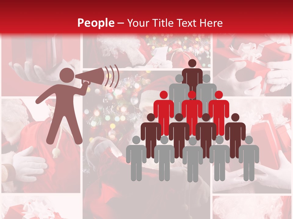 Christmas Santa Claus Images Free PowerPoint Template