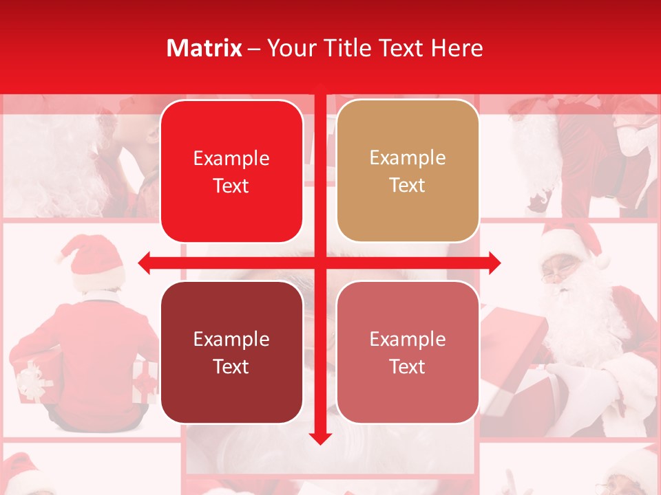 Mature Santa Eve PowerPoint Template
