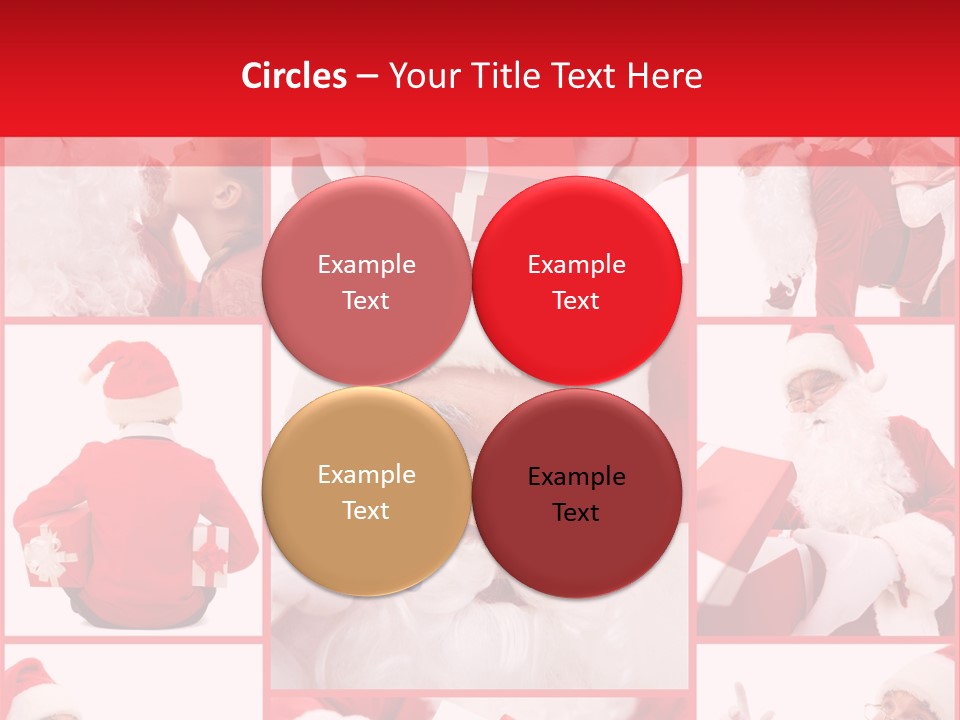 Mature Santa Eve PowerPoint Template