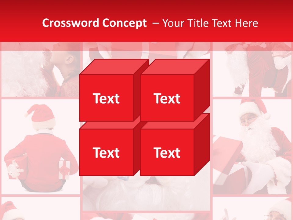 Mature Santa Eve PowerPoint Template