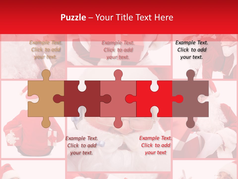 Mature Santa Eve PowerPoint Template