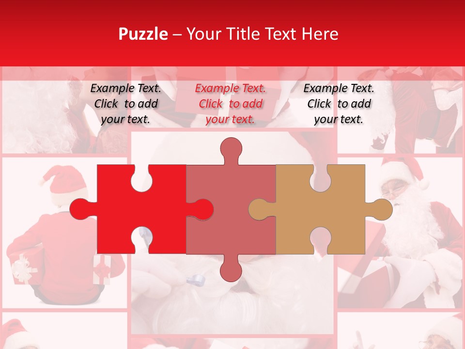 Mature Santa Eve PowerPoint Template