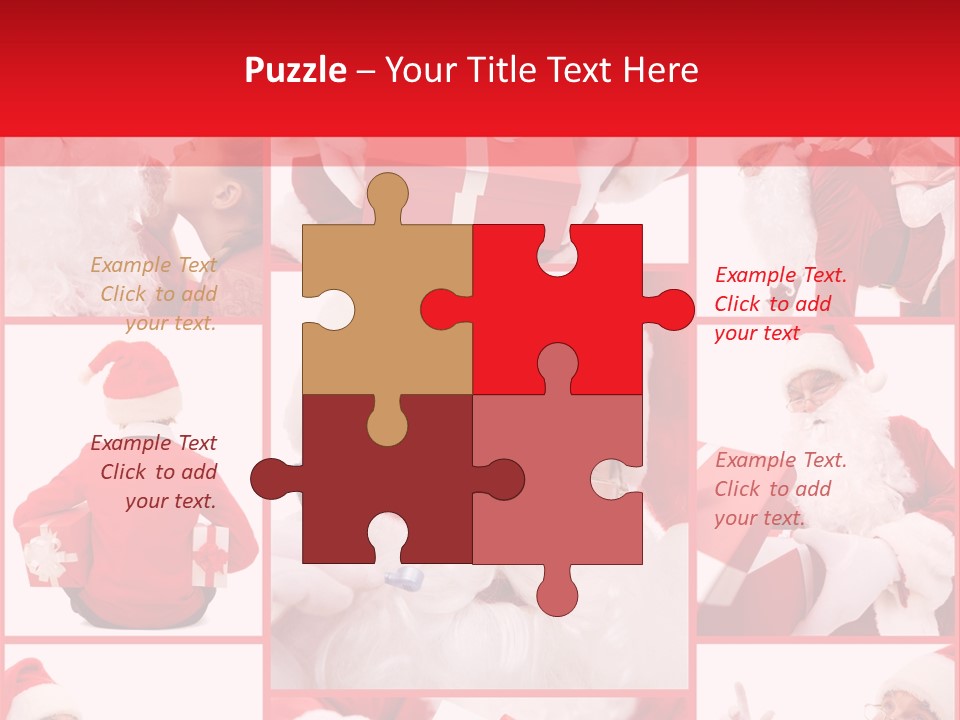 Mature Santa Eve PowerPoint Template