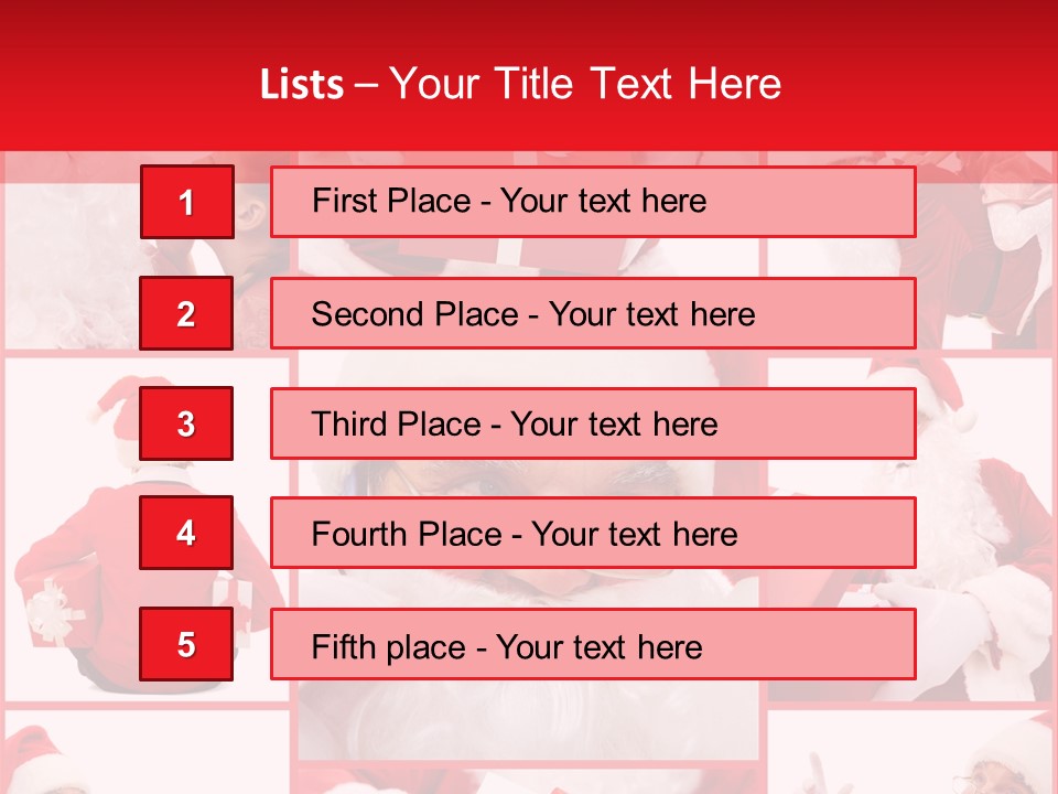 Mature Santa Eve PowerPoint Template