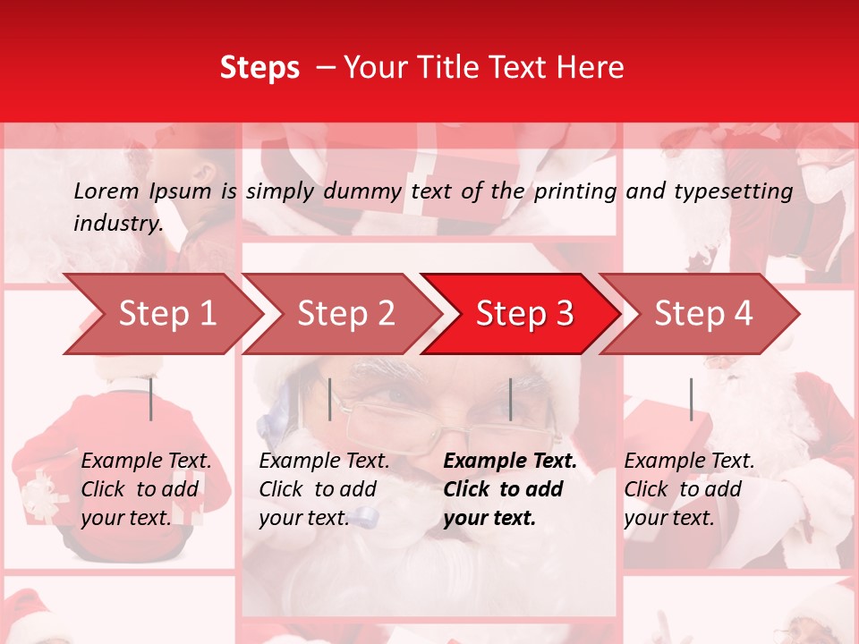 Mature Santa Eve PowerPoint Template