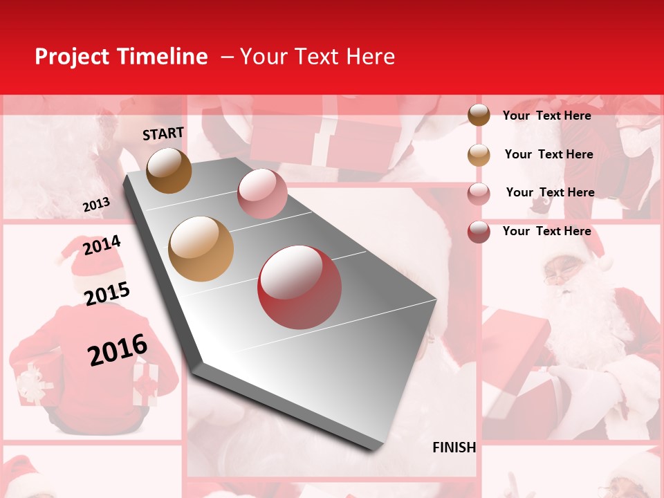 Mature Santa Eve PowerPoint Template