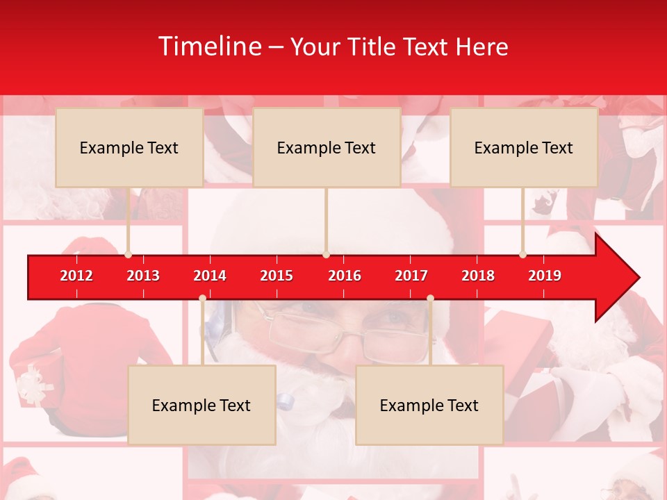 Mature Santa Eve PowerPoint Template