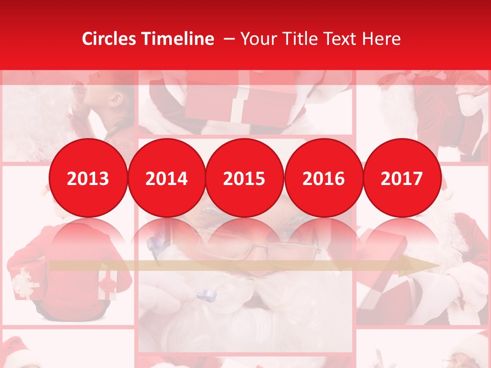 Mature Santa Eve PowerPoint Template