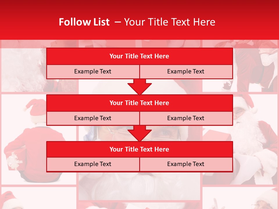 Mature Santa Eve PowerPoint Template