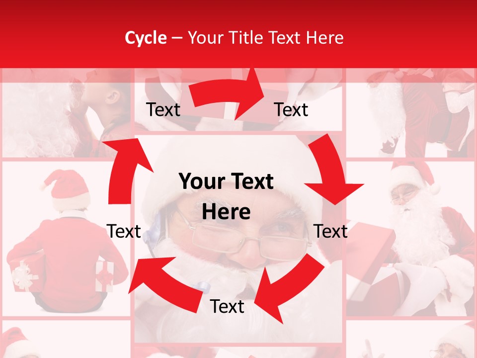 Mature Santa Eve PowerPoint Template