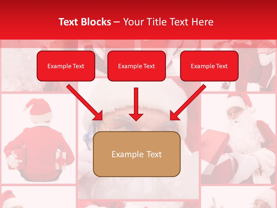 Mature Santa Eve PowerPoint Template
