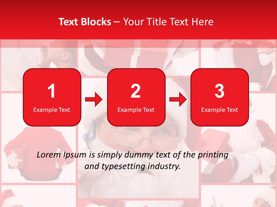 Mature Santa Eve PowerPoint Template