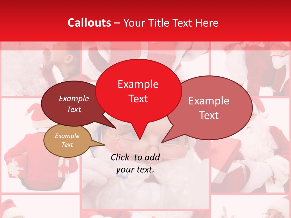 Mature Santa Eve PowerPoint Template