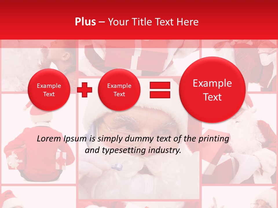Mature Santa Eve PowerPoint Template