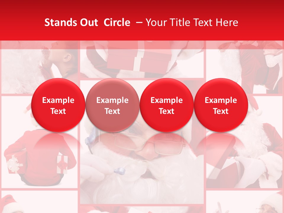 Mature Santa Eve PowerPoint Template