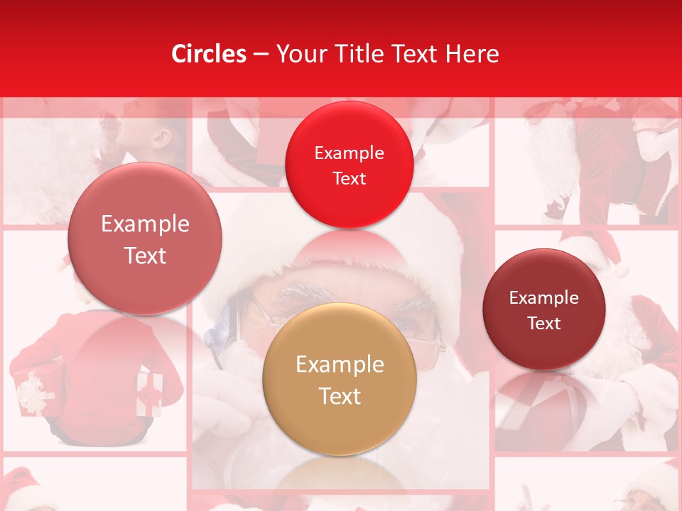 Mature Santa Eve PowerPoint Template