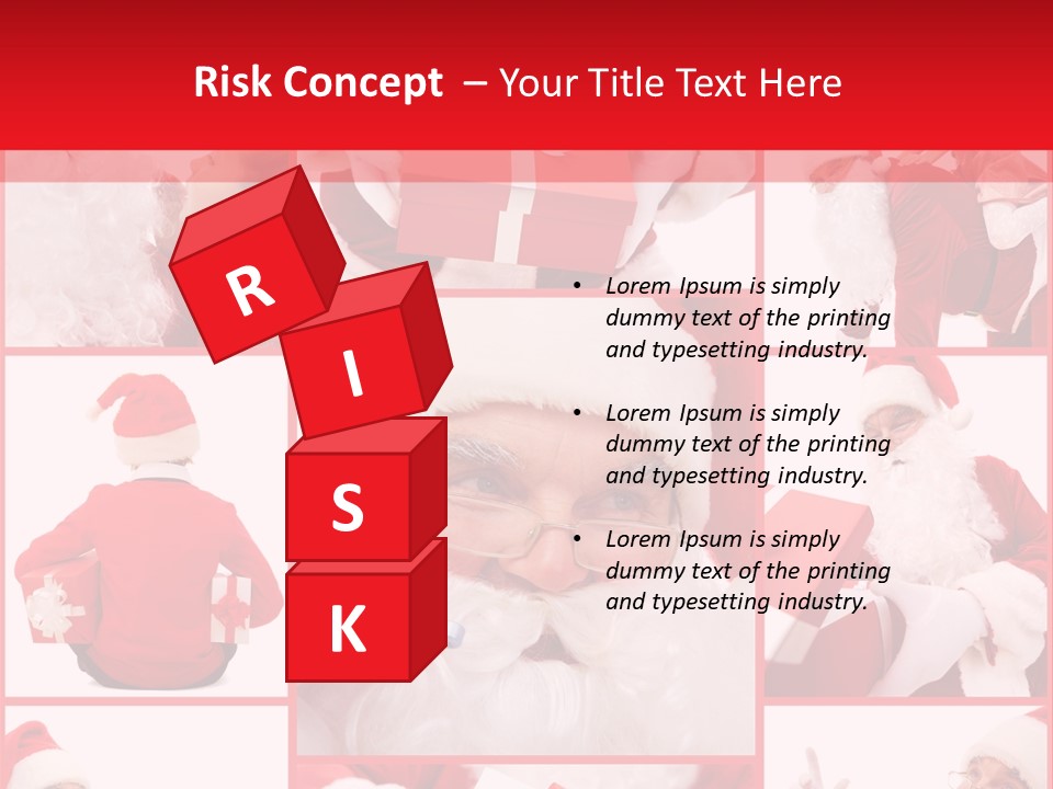 Mature Santa Eve PowerPoint Template