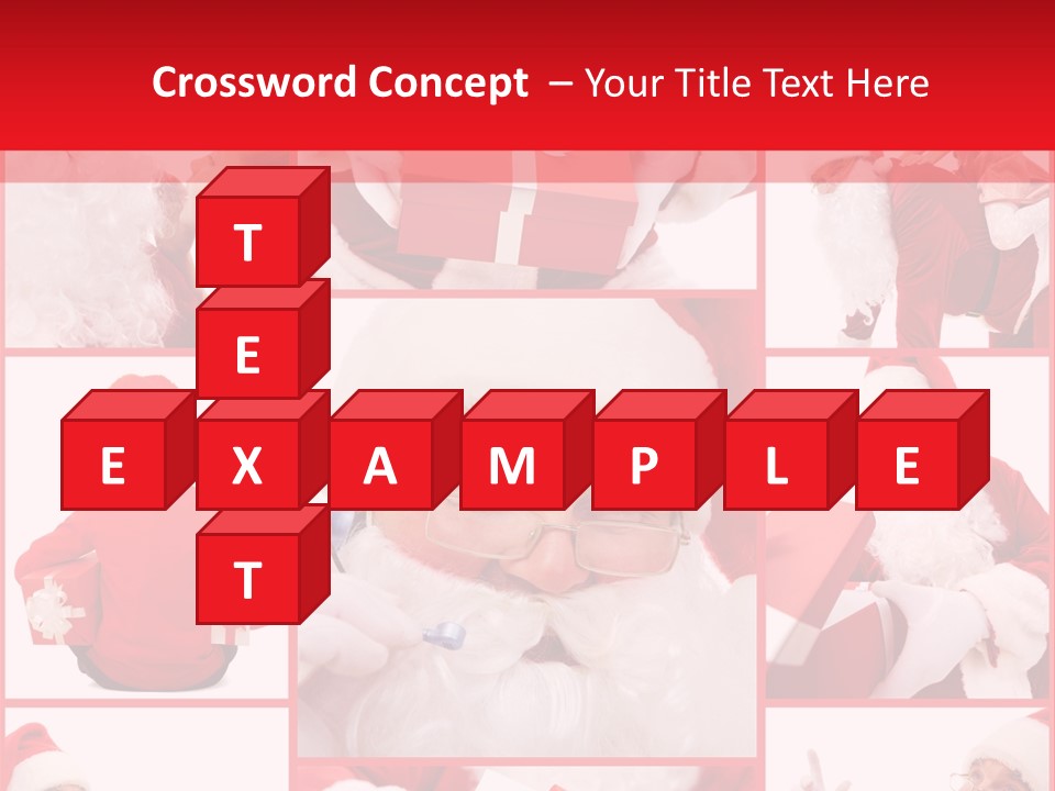 Mature Santa Eve PowerPoint Template