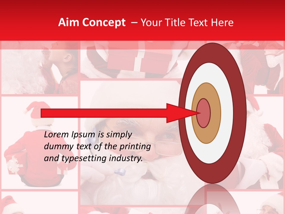 Mature Santa Eve PowerPoint Template