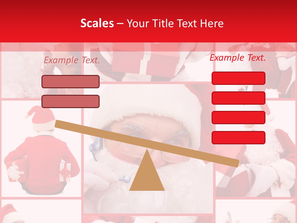 Mature Santa Eve PowerPoint Template