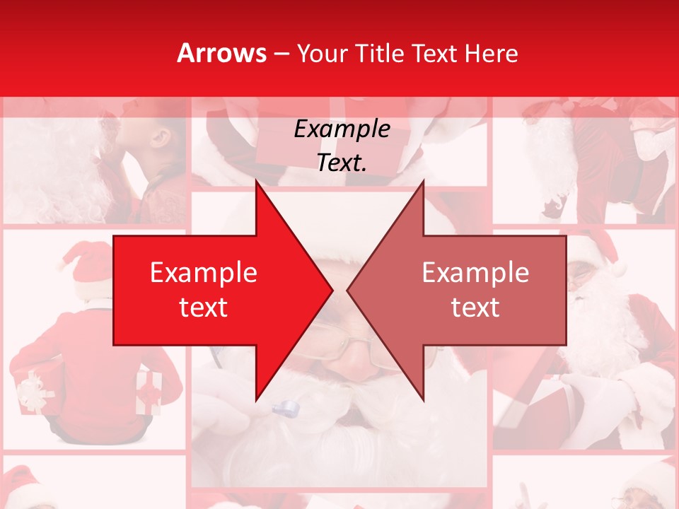 Mature Santa Eve PowerPoint Template