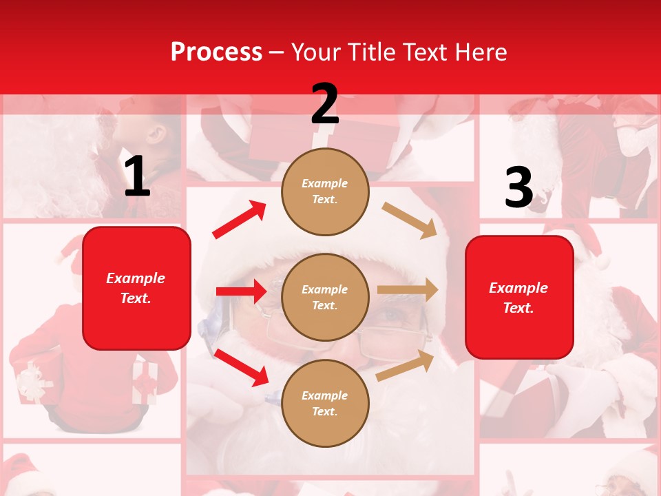 Mature Santa Eve PowerPoint Template