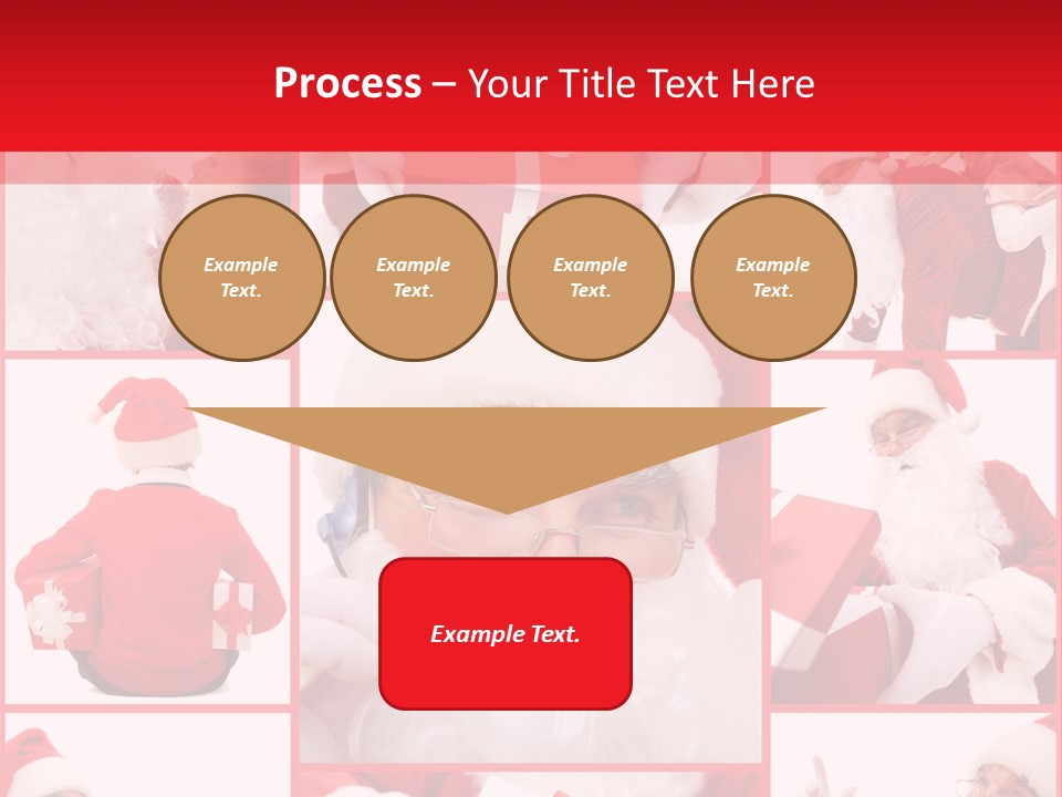 Mature Santa Eve PowerPoint Template