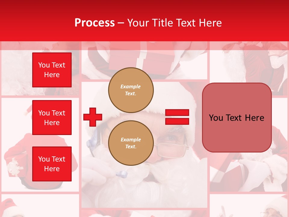 Mature Santa Eve PowerPoint Template